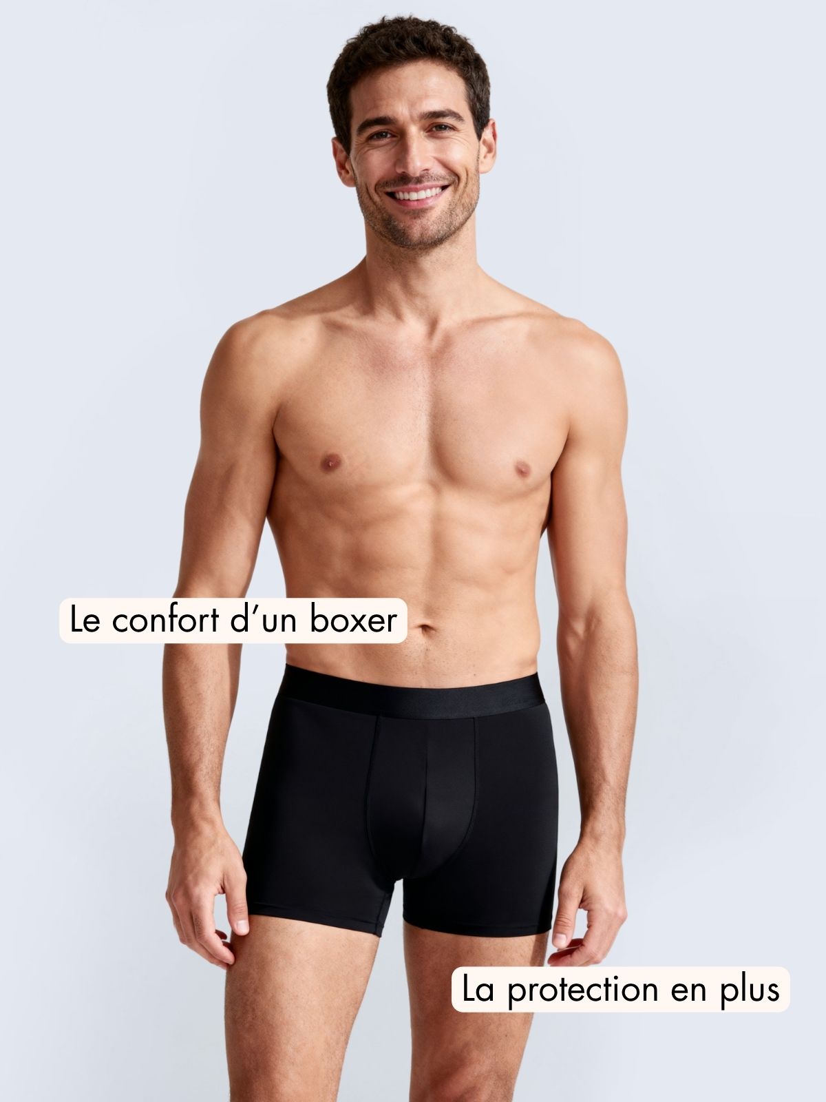 Boxer absorbant fuites urinaires légères Homme