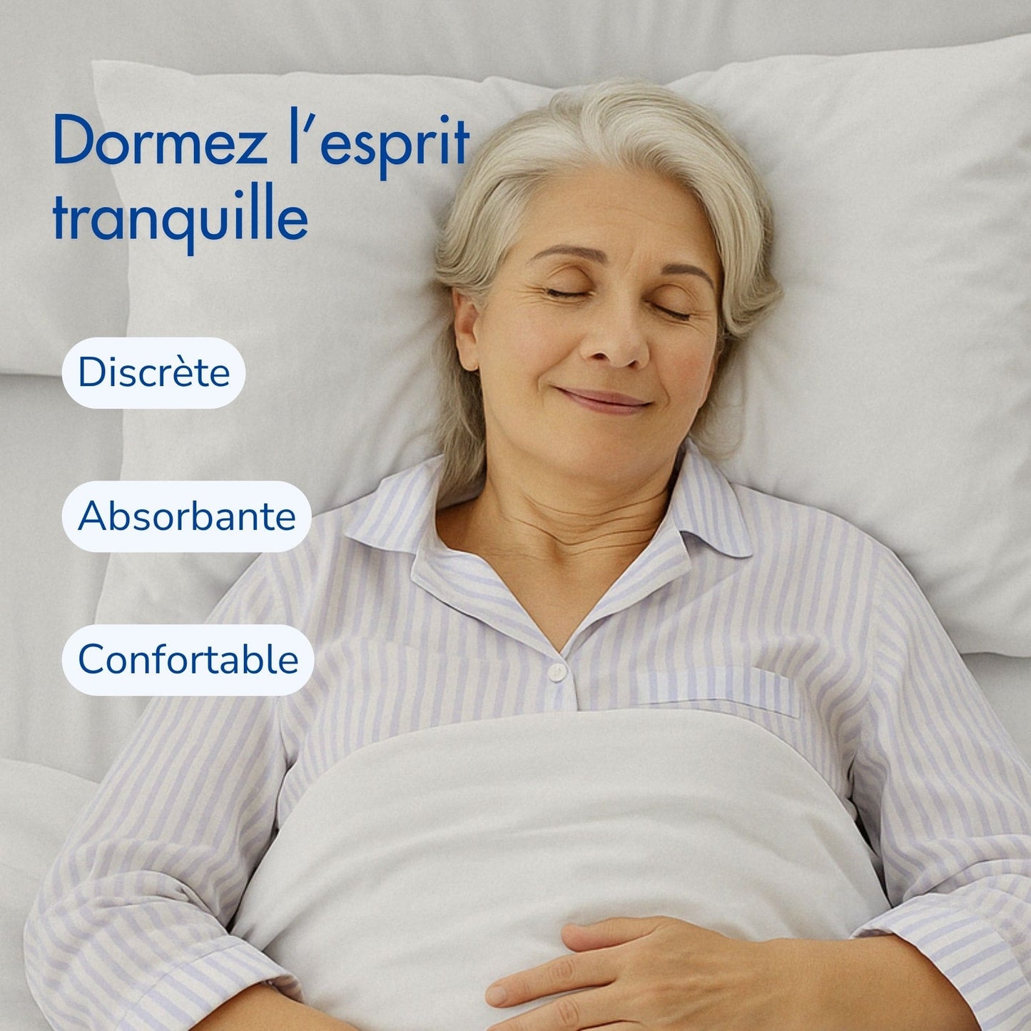 Alèse d'incontinence lavable et réutilisable