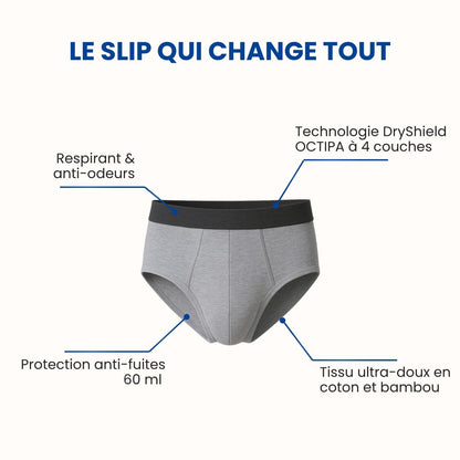 Slip d’incontinence ultra-absorbant Homme