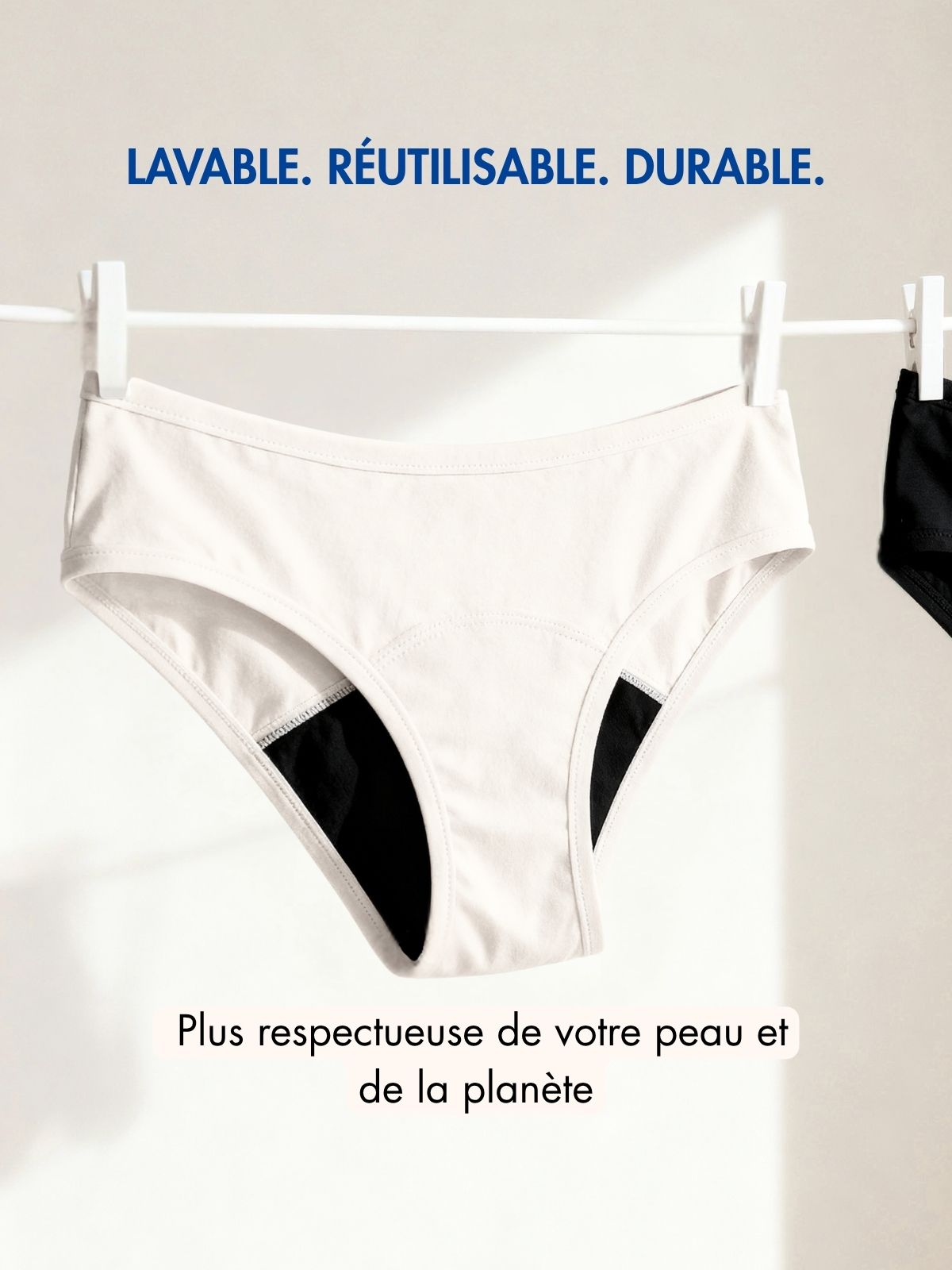 Culottes confort fuites urinaires (Lot de 3)