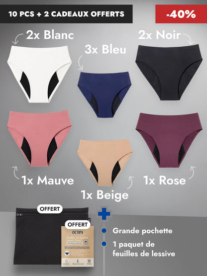 Pack Black Friday - Culottes d’incontinence taille haute ultra-absorbantes