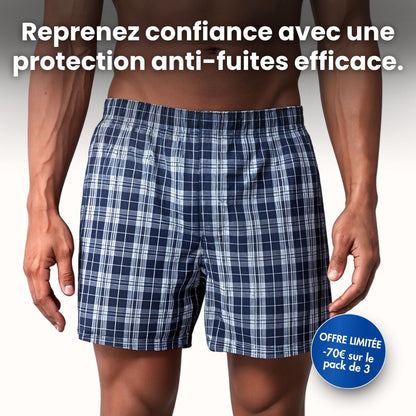 Caleçon d'incontinence ultra-absorbant Homme